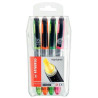 (545/4) STABILO MARCADOR FLUORESCENTE NAVIGATOR C/SURTIDOS BLÍSTER 4 UD
