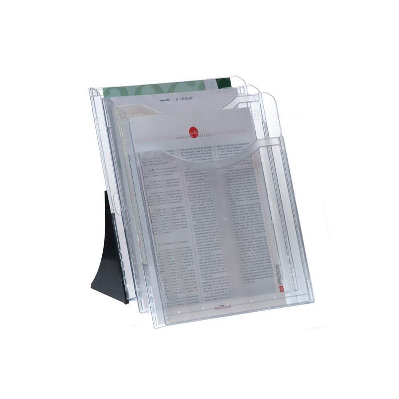 (6103 CS TP) ARCHIVO 2000 EXPOSITOR SOBREMESA ARCHIPLAY 3 COMPARTIMENTOS DIN A4 VERTICAL 200X240X315 MM CRISTAL TRANSPARENTE (6103 CS TP) ARCHIVO 2000 EXPOSITOR SOBREMESA ARCHIPLAY 3 COMPARTIMENTOS DIN A4 VERTICAL 200X240X315 MM CRISTAL TRANSPARENTE