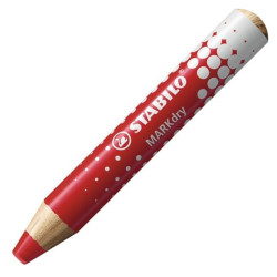 (648/40) STABILO MARCADOR EN SECO MARKDRY PARA PIZARRA BLANCA Y DE PAPEL ROJO CAJA 5 UD