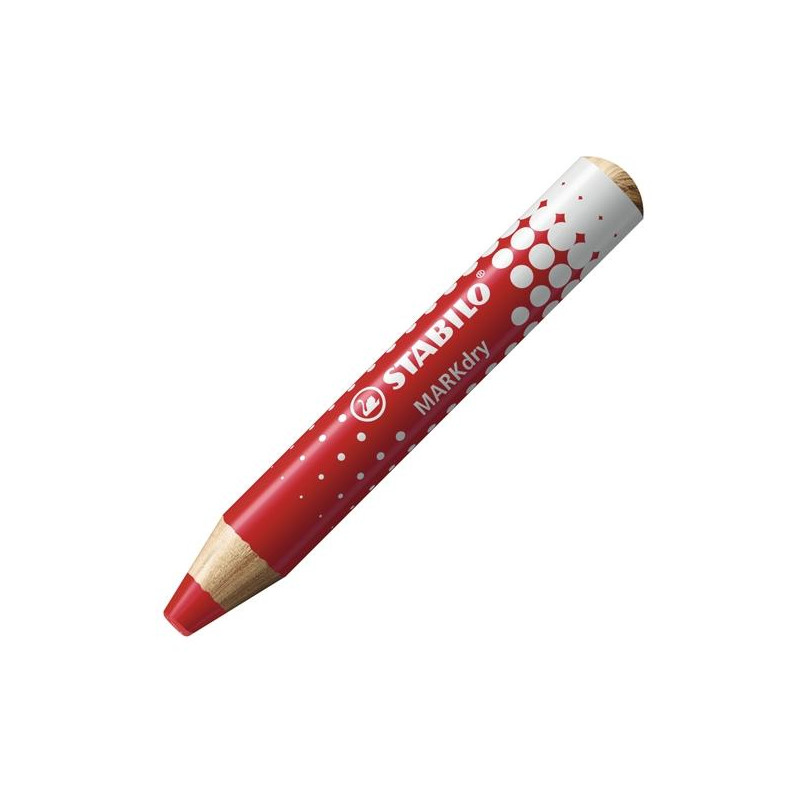 (648/40) STABILO MARCADOR EN SECO MARKDRY PARA PIZARRA BLANCA Y DE PAPEL ROJO CAJA 5 UD