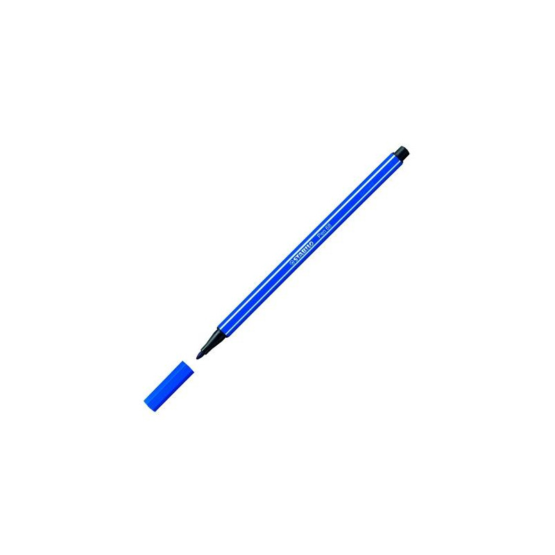 (68/32) STABILO ROTULADOR PEN 68 AZUL MARINO CAJA 10 UD