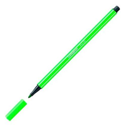 (68/43) STABILO ROTULADOR PEN 68 VERDE HOJA CAJA 10 UD