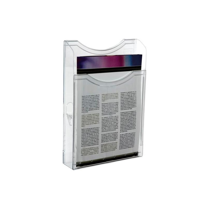 (6121M CS TP) ARCHIVO 2000 PORTAFOLLETOS MURAL ARCHIPLAY 1 COMPARTIMENTO A4 VERTICAL PEGADO A PARED POLIESTIRENO TRANSPARENTE (6121M CS TP) ARCHIVO 2000 PORTAFOLLETOS MURAL ARCHIPLAY 1 COMPARTIMENTO A4 VERTICAL PEGADO A PARED POLIESTIRENO TRANSPARENTE