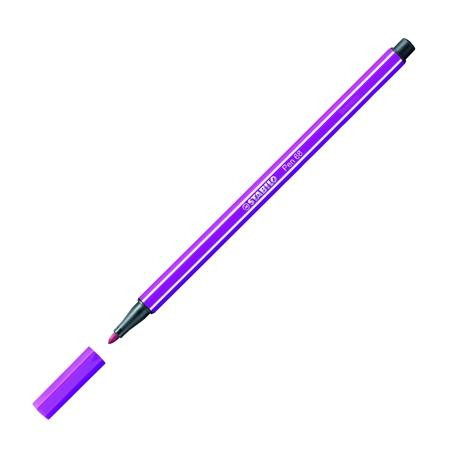 (68/58) STABILO ROTULADOR PEN 68 LILA CAJA 10 UD