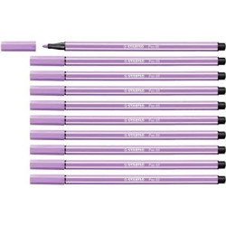 (68/59) STABILO ROTULADOR PEN 68 LILA CLARO CAJA 10 UD