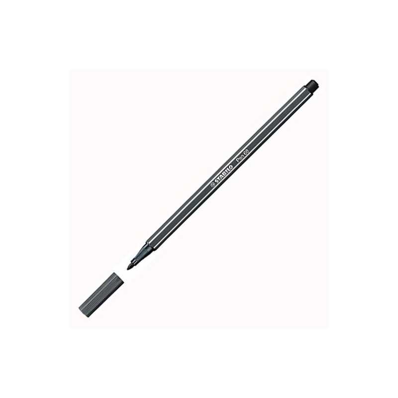 (68/97) STABILO ROTULADOR PEN 68 GRIS INTENSO CAJA 10 UD (68/97) STABILO ROTULADOR PEN 68 GRIS INTENSO CAJA 10 UD
