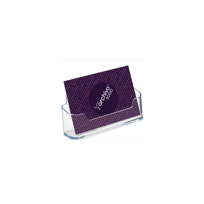 (61417 CS TP) ARCHIVO 2000 PORTATARJETAS DE SOBREMESA HORIZONTAL CON 1 COMPARTIMENTO 45X95X35 MM (61417 CS TP) ARCHIVO 2000 PORTATARJETAS DE SOBREMESA HORIZONTAL CON 1 COMPARTIMENTO 45X95X35 MM