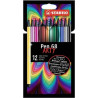 (6812-1-20) STABILO ROTULADORES PEN 68 ARTY C/SURTIDOS INTENSOS ESTUCHE CARTÓN 12 UD