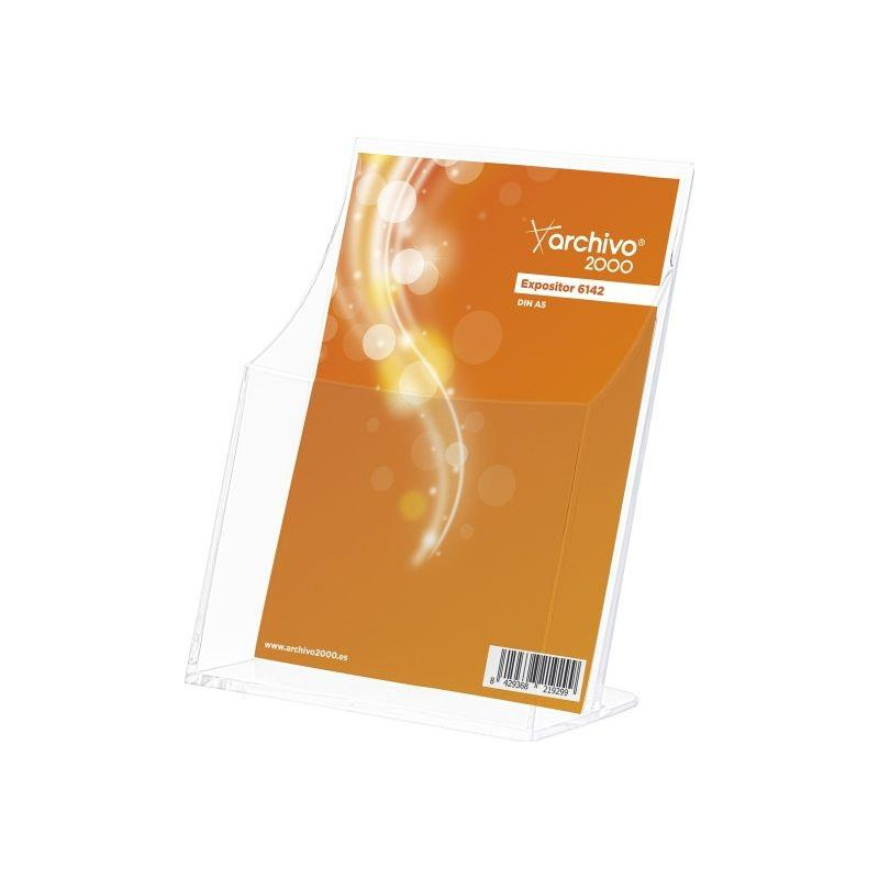 (6142 CS TP) ARCHIVO 2000 PORTAFOLLETOS SOBREMESA ARCHIVO 2000 "PREMIUM" ESPESOR 3 MM DIN A5 VERTICAL 95X160X210 MM (6142 CS TP) ARCHIVO 2000 PORTAFOLLETOS SOBREMESA ARCHIVO 2000 "PREMIUM" ESPESOR 3 MM DIN A5 VERTICAL 95X160X210 MM