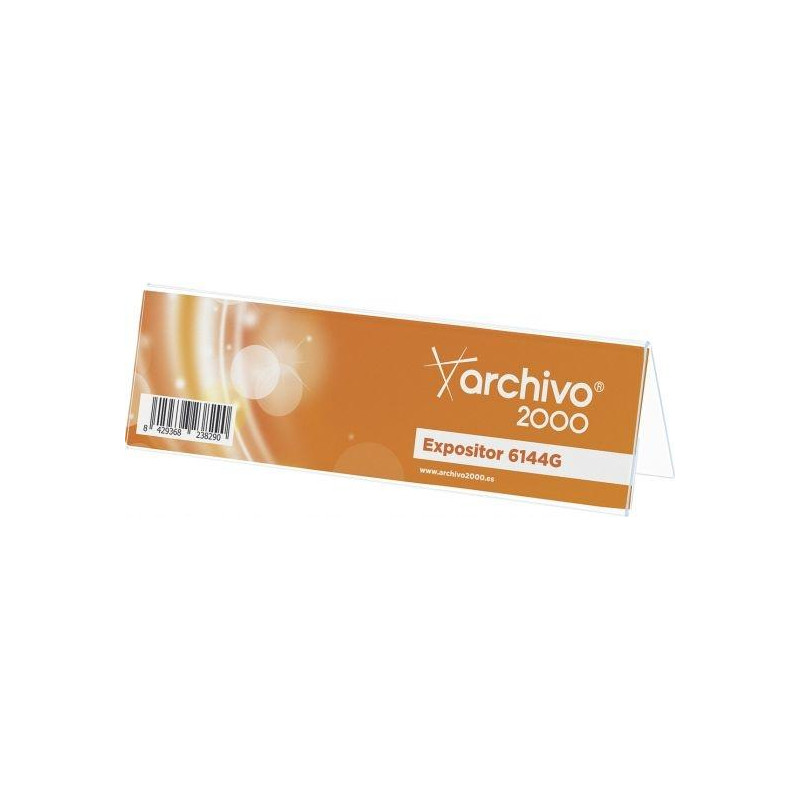 (6144G CS TP) ARCHIVO 2000 PORTANOMBRES SOBREMESA ARCHIVO 2000 "PREMIUM" ESPESOR 3 MM 50X210X60 MM (6144G CS TP) ARCHIVO 2000 PORTANOMBRES SOBREMESA ARCHIVO 2000 "PREMIUM" ESPESOR 3 MM 50X210X60 MM