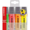 (70/4) STABILO MARCADOR FLUORESCENTE BOSS ORIGINAL C/SURTIDOS BLÍSTER 4 UD