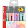 (70/4-2) STABILO MARCADOR FLUORESCENTE BOSS ORIGINAL C/SURTIDOS PASTEL BLÍSTER 4 UD