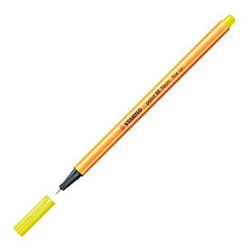 (88/024) STABILO ROTULADOR POINT 88 AMARILLO NEÓN CAJA 10 UD