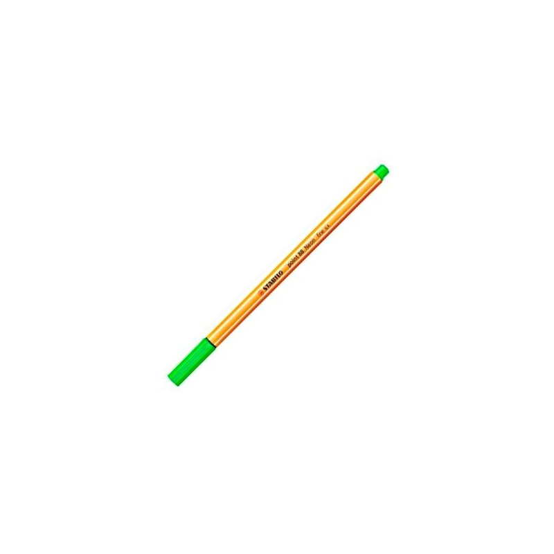 (88/033) STABILO ROTULADOR POINT 88 VERDE NEÓN CAJA 10 UD (88/033) STABILO ROTULADOR POINT 88 VERDE NEÓN CAJA 10 UD