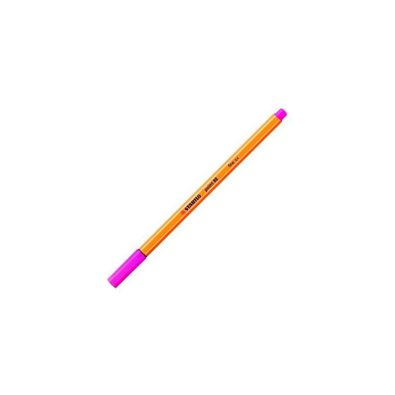 (88/056) STABILO ROTULADOR POINT 88 ROSA NEÓN CAJA 10 UD