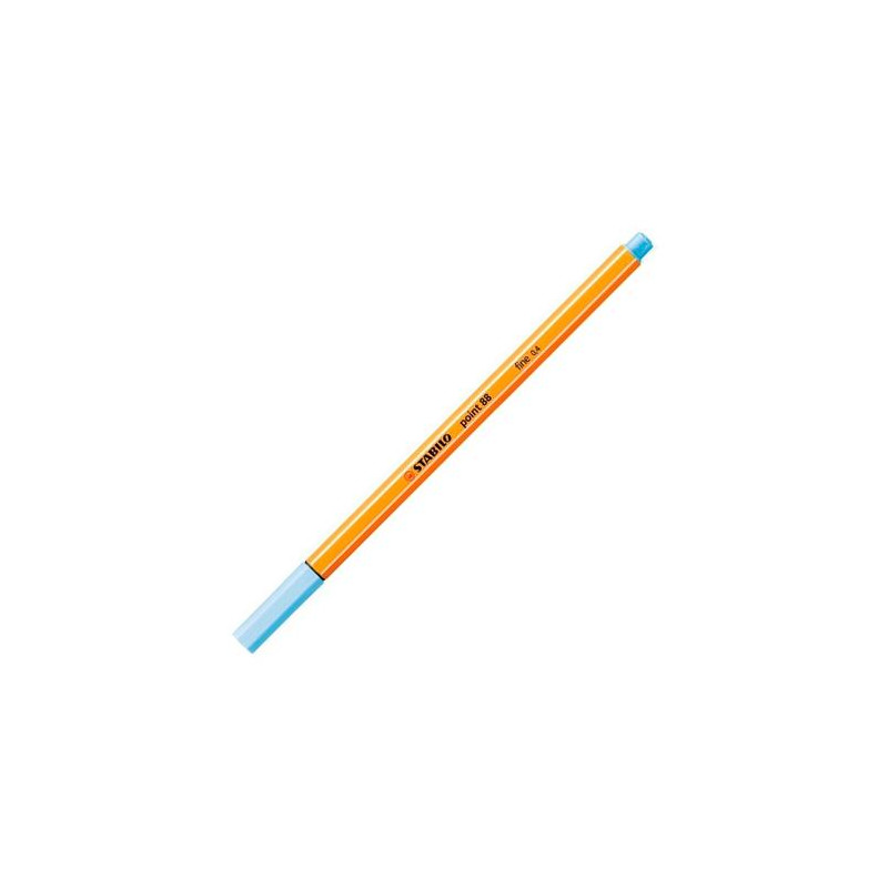 (88/11) STABILO ROTULADOR POINT 88 AZUL HIELO CAJA 10 UD (88/11) STABILO ROTULADOR POINT 88 AZUL HIELO CAJA 10 UD
