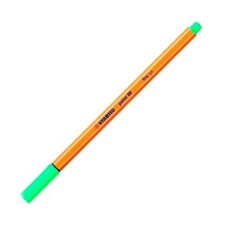 (88/13) STABILO ROTULADOR POINT 88 VERDE HIELO CAJA 10 UD