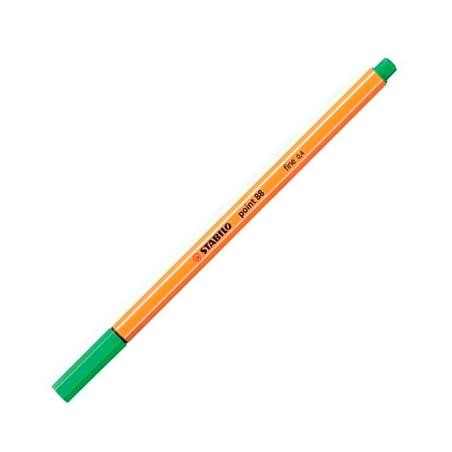 (88/16) STABILO ROTULADOR POINT 88 ESMERALDA CLARO CAJA 10 UD