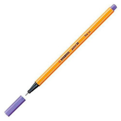 (88/17) STABILO ROTULADOR POINT 88 MALVA CAJA 10 UD