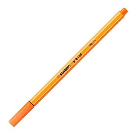 (88/30) STABILO ROTULADOR POINT 88 BERMELLÓN PÁLIDO CAJA 10 UD