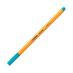 (88/31) STABILO ROTULADOR POINT 88 AZUL CLARO CAJA 10 UD