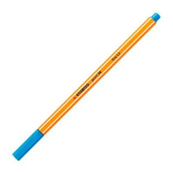 (88/32) STABILO ROTULADOR POINT 88 AZUL CIELO CAJA 10 UD