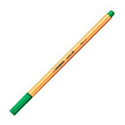 (88/36) STABILO ROTULADOR POINT 88 VERDE CAJA 10 UD