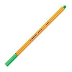 (88/43) STABILO ROTULADOR POINT 88 VERDE HOJA CAJA 10 UD