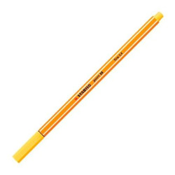 (88/44) STABILO ROTULADOR POINT 88 AMARILLO CAJA 10 UD