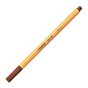 (88/45) STABILO ROTULADOR POINT 88 MARRÓN CAJA 10 UD