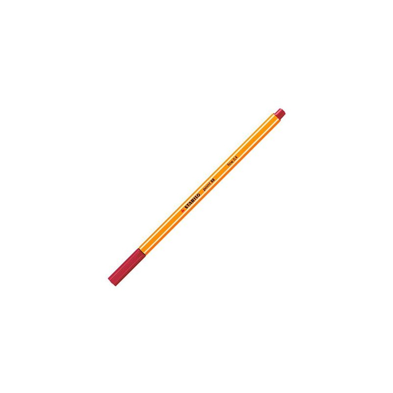 (88/50) STABILO ROTULADOR POINT 88 ROJO OSCURO CAJA 10 UD (88/50) STABILO ROTULADOR POINT 88 ROJO OSCURO CAJA 10 UD