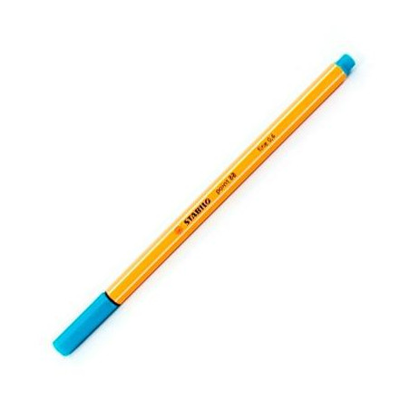 (88/51) STABILO ROTULADOR POINT 88 TURQUESA CAJA 10 UD