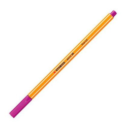 (88/58) STABILO ROTULADOR POINT 88 LILA CAJA 10 UD
