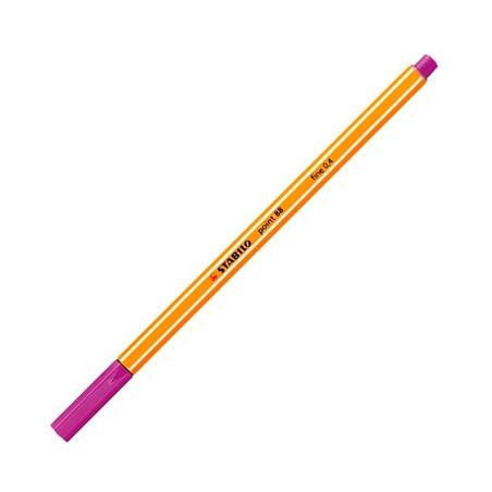 (88/58) STABILO ROTULADOR POINT 88 LILA CAJA 10 UD