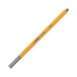 (88/96) STABILO ROTULADOR POINT 88 GRIS OSCURO CAJA 10 UD