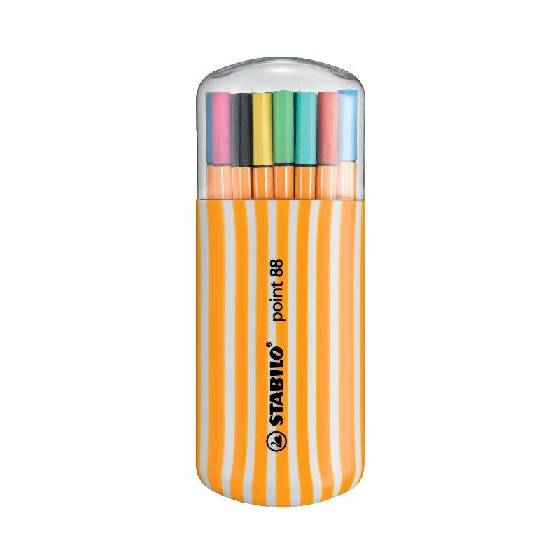 (8820-02) STABILO ROTULADORES POINT 88 COLORES SURTIDOS ESTUCHE ZEBRUI 20 UD (8820-02) STABILO ROTULADORES POINT 88 COLORES SURTIDOS ESTUCHE ZEBRUI 20 UD