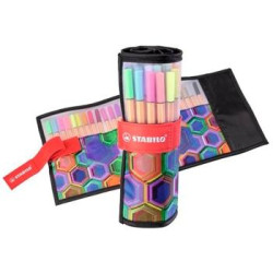(8825-071-20) STABILO ROTULADORES POINT 88 ARTY LINE C/SURTIDOS ESTUCHE ROLLERSET 25 UD