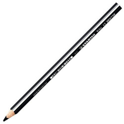 (203/750) STABILO LÁPIZ DE COLOR TRIO GRUESO NEGRO CAJA 12 UD