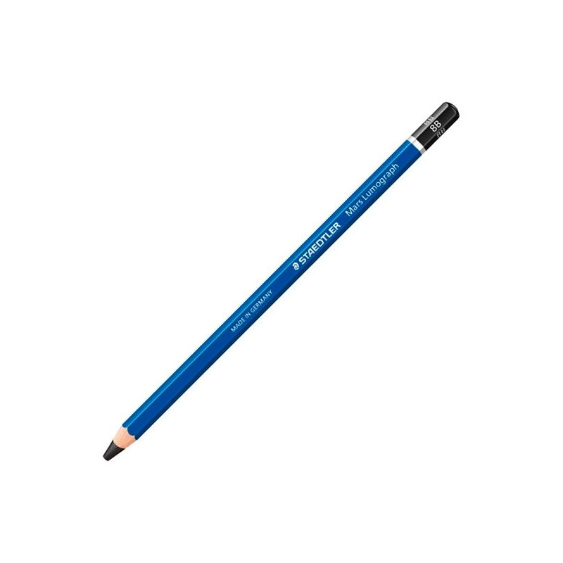 (100-8B) STAEDTLER LÁPIZ DE GRAFITO MARS LUMOGRAPH 100 8B CAJA 12 UD (100-8B) STAEDTLER LÁPIZ DE GRAFITO MARS LUMOGRAPH 100 8B CAJA 12 UD