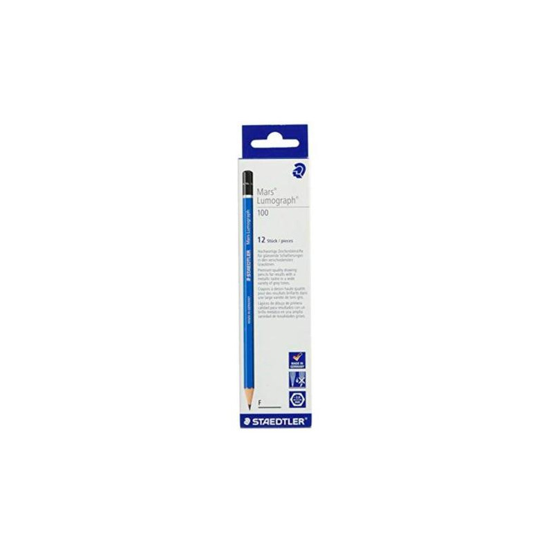 (100-F) STAEDTLER LÁPIZ DE GRAFITO LUMOGRAPH 100-F CAJA 12 UD (100-F) STAEDTLER LÁPIZ DE GRAFITO LUMOGRAPH 100-F CAJA 12 UD