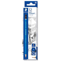 (100-H) STAEDTLER LÁPIZ DE GRAFITO LUMOGRAPH 100-H CAJA 12 UD