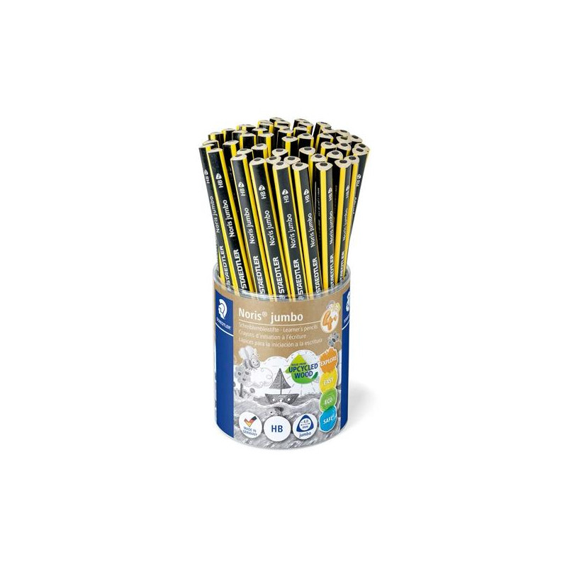 (119 NKP48) STAEDTLER LÁPIZ NORIS 119 CLUB JUMBO TRIANGULAR HB BOTE EXPOSITOR 48 UD (119 NKP48) STAEDTLER LÁPIZ NORIS 119 CLUB JUMBO TRIANGULAR HB BOTE EXPOSITOR 48 UD