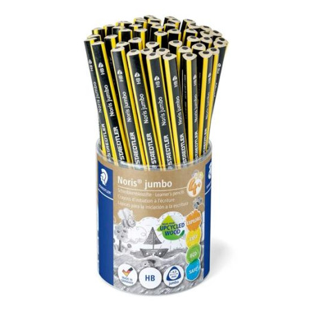 (119 NKP48) STAEDTLER LÁPIZ NORIS 119 CLUB JUMBO TRIANGULAR HB BOTE EXPOSITOR 48 UD