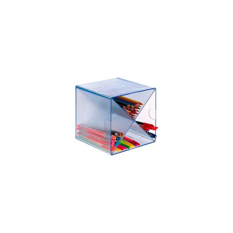 (6703 AZ TP) ARCHIVO 2000 ORGANIZADOR ARCHICUBO DIVISOR EN ASPA 4 COMPARTIMENTOS 150X150X150MM AZUL TRANSPARENTE (6703 AZ TP) ARCHIVO 2000 ORGANIZADOR ARCHICUBO DIVISOR EN ASPA 4 COMPARTIMENTOS 150X150X150MM AZUL TRANSPARENTE