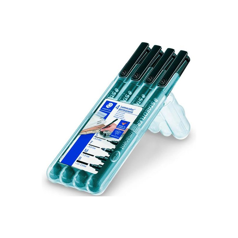 (31-9WP4GS) STAEDTLER ROTULADOR PERMANENTE LUMOCOLOR 31 PUNTAS S