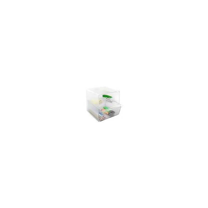 (6707 CS TP) ARCHIVO 2000 ORGANIZADOR ARCHICUBO DIVISOR 1 CAJÓN + 1 COMPARTIMENTO 190X150X150 MM CRISTAL TRANSPARENTE (6707 CS TP) ARCHIVO 2000 ORGANIZADOR ARCHICUBO DIVISOR 1 CAJÓN + 1 COMPARTIMENTO 190X150X150 MM CRISTAL TRANSPARENTE