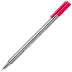 (334-23) STAEDTLER ROTULADOR TRIPLUS FINELINER 334 PUNTA SUPERFINA ROJO BURDEOS