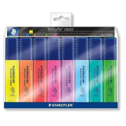 (364 A WP8) STAEDTLER MARCADOR FLUORESCENTE TEXTSURFER CLASSIC COLORES BLÍSTER 6+2 UD