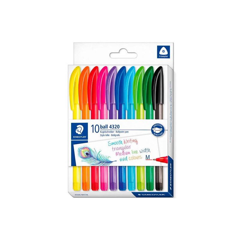 (4320 MC10) STAEDTLER BOLÍGRAFO BALL 4320 M 1 (4320 MC10) STAEDTLER BOLÍGRAFO BALL 4320 M 1