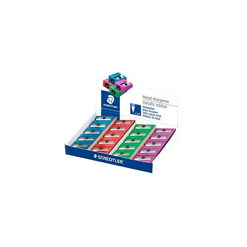 (510 10 PR2) STAEDTLER AFILALÁPICES METÁLICO C/SURTIDOS (510 10 PR2) STAEDTLER AFILALÁPICES METÁLICO C/SURTIDOS